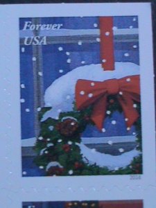 ​UNITED STATES- HOLIDAY WINDOWS-CHRISTMAS MNH BOOKLET OF 20 FOREVER STAMPS VF