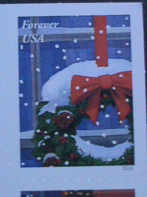 ​UNITED STATES- HOLIDAY WINDOWS-CHRISTMAS MNH BOOKLET OF 20 FOREVER STAMPS VF