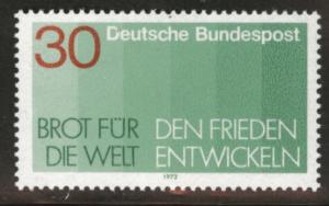 Germany Scott 1099 MNH** 1972 Bread for the World stamp