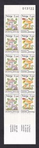 Norway   #886-887a   MNH  1987   mushrooms   booklet