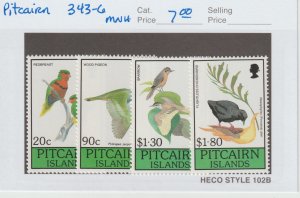 Pitcairn Islands 343-6 VF MNH QEII Birds