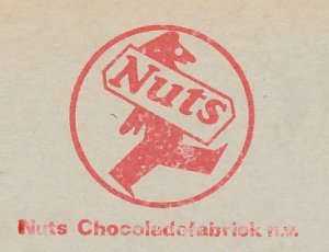 Postage due meter card Netherlands 1974 Chocolate - Nuts - Elst