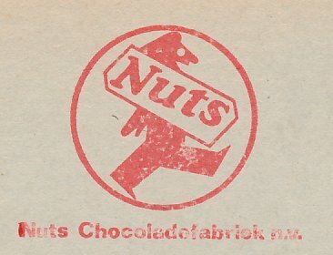 Postage due meter card Netherlands 1974 Chocolate - Nuts - Elst
