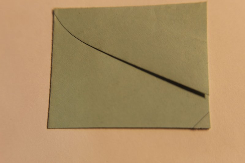 US U432d  CUT SQUARE UNUSED