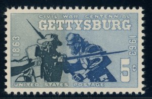 US Stamp #1180 Gettysburg 5c - PSE Cert - SUPERB 98 - MOGNH - SMQ $85.00