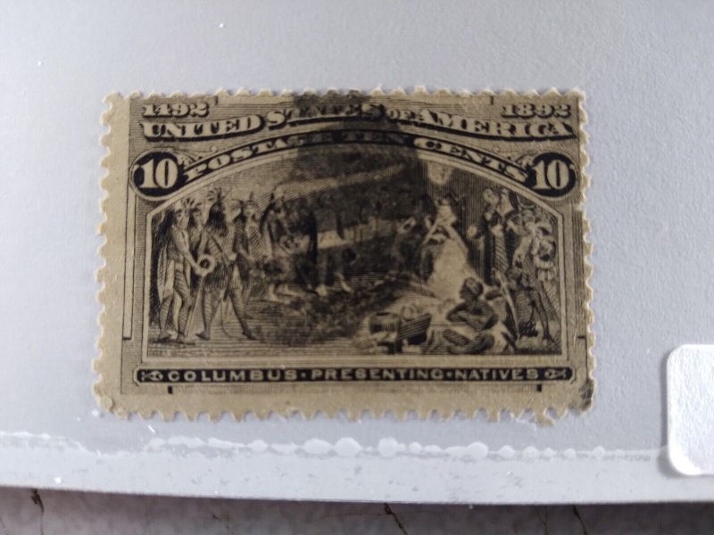 US #237 used e22.12 14226