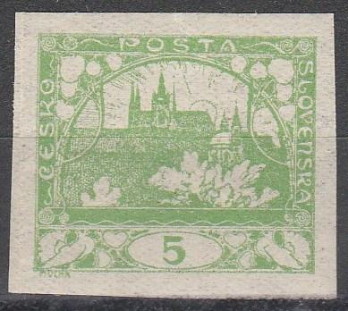 Czechoslovakia  #2 F-VF Unused    (S4302)