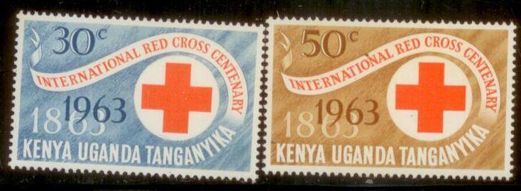 British East Africa 1963 SC# 142-3 M-hinged  L59