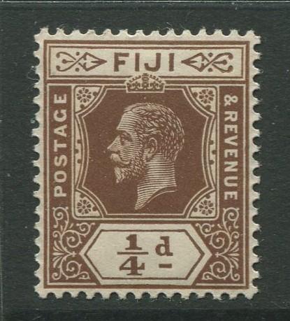Fiji - Scott 79 - KGV Definitive Issue -1912 -Die I - MNH - Single 1/4d Stamp