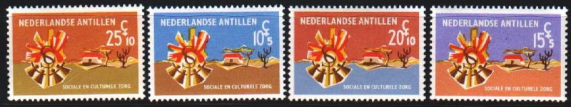 Antilles. 1968. 190-93. Social and cultural well-being. MNH. 