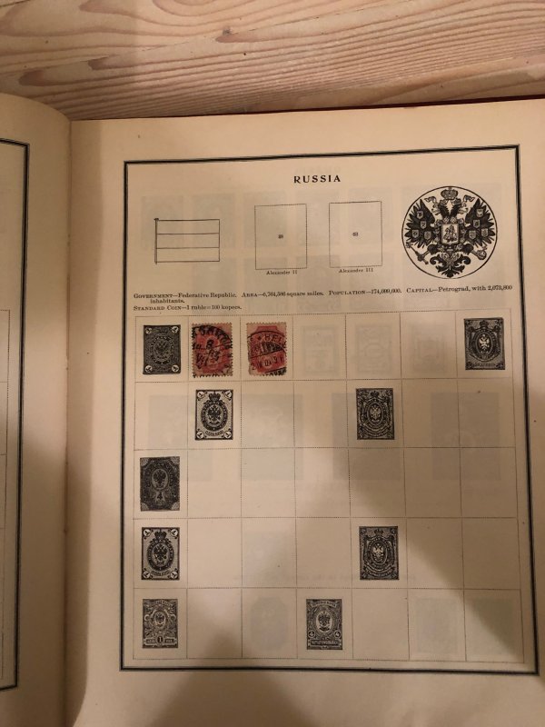 Modern Stamp Album Circa 1921