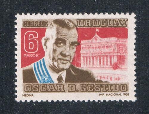 Uruguay #763 NH Oscar D Gestido (U0276)