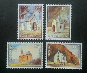 Luxembourg Chapels Charity Issue 1991 Church Building Architecture (stamp) MNH