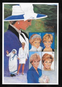 ST.VINCENT & THE GRENADINES #2496 MNH Princess Diana Souvenir Sheet. (12467)