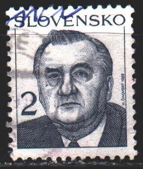 Slovakia. 1993. 166. Kovacs, President of Slovakia. USED.