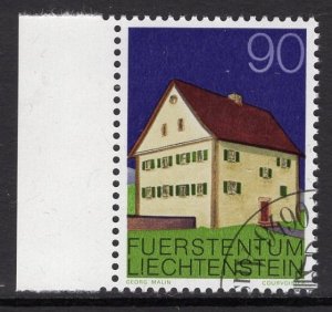 Liechtenstein   #645   cancelled  1978  buildings  90rp