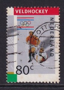Netherlands  #806d  used 1992 field hockey