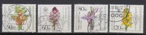 Germany - 1984 Flowers Sc# B623/B626 (9184)