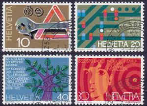 Switzerland - 1972 - #540-63 - used - Various