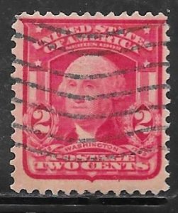 USA 319: 2c Washington and Shield, used, F-VF