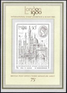 Great Britain Scott 909a MNH souvenir sheet- Rowland Hill