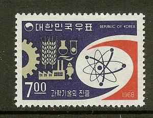 Korea, Scott #604, 7w Science and Technology, MLH