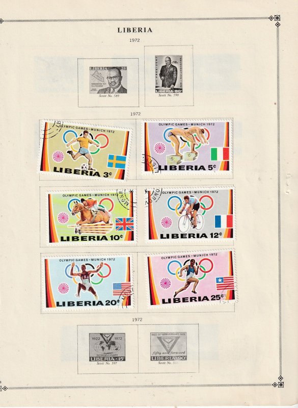 Liberia Collection A - 21 Scans - All the stamps are in the scans.