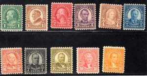 US #581-91   VF, MNH, Great Color, Complete Set, CV $371.25  .....  6782518