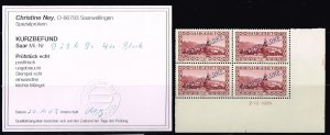 Saar,Sc.#O22 b MNH, official Stamps Coat of arms of the Saar with print date