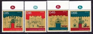 Israel #488 - 491 Jerusalem Gates MNH set