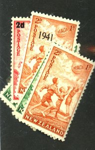 NZ B14-19 MINT FVF OG HR  Cat $48