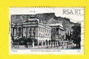 SOUTH AFRICA SCOTT#588 1986 1R HOUSEOF PARLIMENT - USED