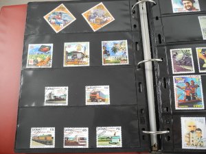 CUBA(2002-2008), Stamp Collection in stock pages(Kenmore binder)