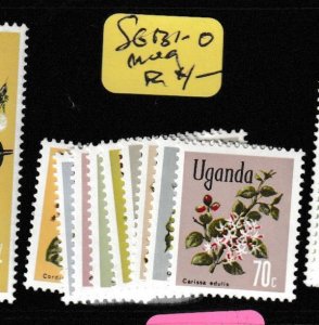 Uganda SG 131-40 MNH (7gbt)