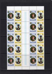 Montserrat 1986 Sc#592/595 SPECIMEN  Scouts/Girl Guides Block 10 Gutter-Pairs