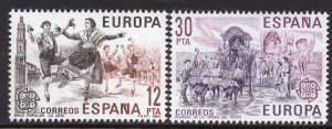 EUROPA CEPT 1981 - Spain - Folklore - MNH Set