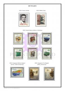 Hungary 1868-2020  PDF (DIGITAL) STAMP  ALBUM PAGES 