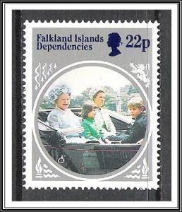 Falkland Islands Dependencies #1L93 Queen Mother MNH
