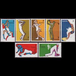 AUSTRALIA 1974 - Scott# 590-6 Sports Set of 7 LH