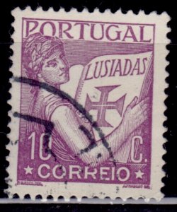 Portugal, 1931-38, Holding Lusiads, 10c, used