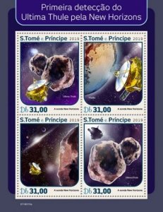 St Thomas - 2019 New Horizons Image - 4 Stamp Sheet - ST190115a