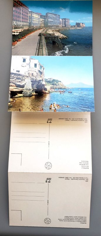 Vintage Postcard Booklet-NAPOLI, ITALY. Set of 12 Unused Cards.-Cover detached