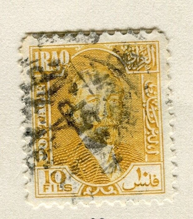IRAQ; 1932 early King Faisal issue fine used 10f. value