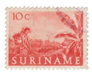 SURINAME. SCOTT # 258. CANCELLED