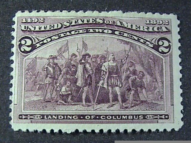 U.S.# 231-MINT/NEVER HINGED--BROWN/VIOLET---VF---1893