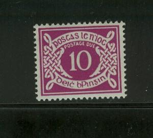 IRELAND 1965 10d BRIGHT PURPLE POSTAGE DUE MLH