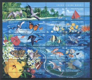 Cocos Keeling Is 1999 Marine Life A Living Mosaic sheetlet CTO