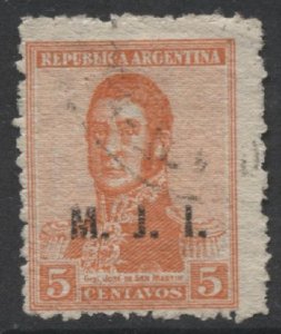 STAMP STATION PERTH Argentina #OD195 Official Used