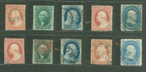 United States #10/63 Used Multiple