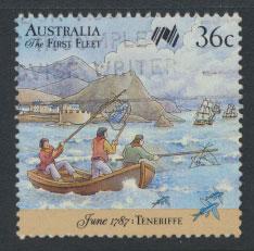 SG 1065  SC# 1025b  Used  - Australian Settlement 7th Issue